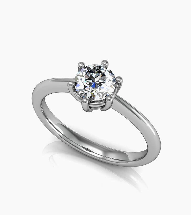 Diamond & Silver Advanced Ring