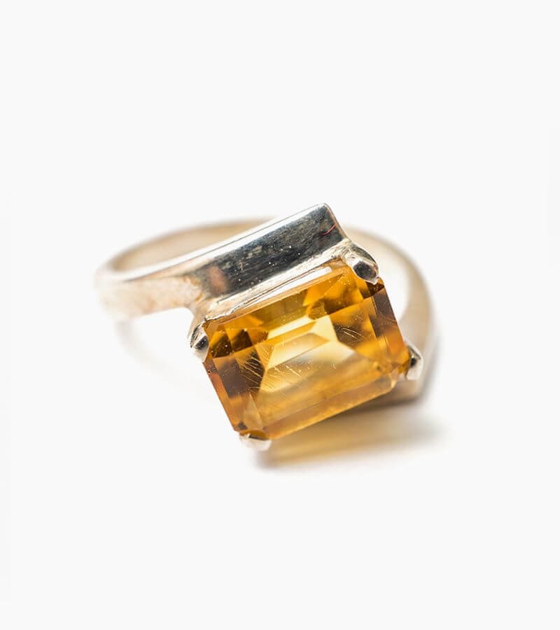Ring Gemmed With Rubies